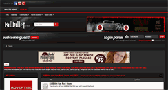 Desktop Screenshot of killbillet.com